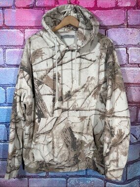 Public Supply Camo Hoodie Men’s Large Hunting Realtree Pullover Sweatshirt